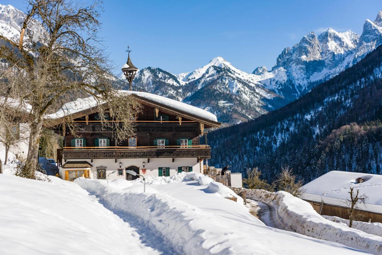 Berg'K'Hof Kaisertal - Alpine Hideaway エープス エクステリア 写真